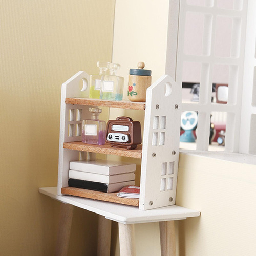 Nova 2 Estantería En Miniatura For Casa De Muñecas A Escala