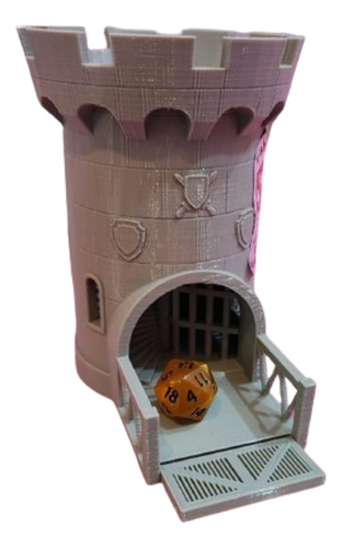 Torre De Dados Juegos De Rol Dyd Rpg Castillo 3d