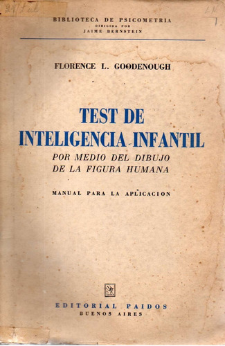 Test De Inteligencia Infantil Florence L Goodenough 