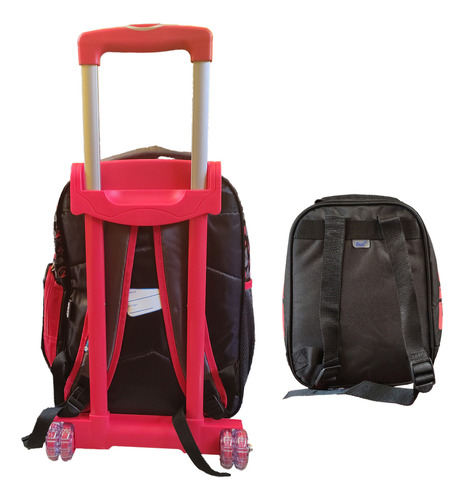 Set Mochila Con Carro Y Lonchera Star Wars Kylo Ren 3d Ruz