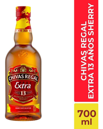 Chivas Regal 13 Años Jerez Whisky Bourbon 700ml Botella