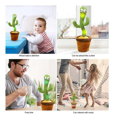 03 Cactus Bailando Repite Lo Que Dices Juguetes De La