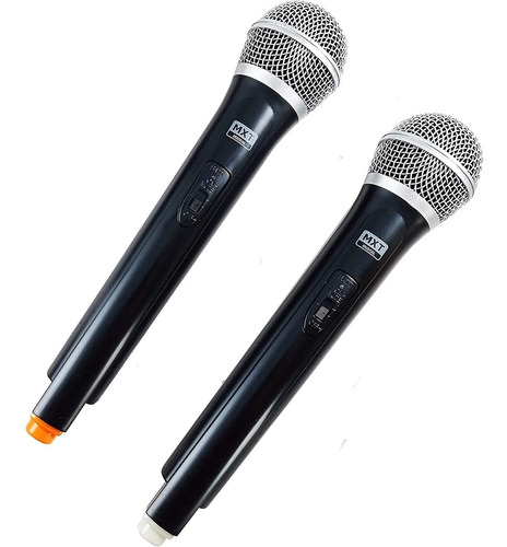 Microfones MXT UHF-202 dinâmico dinâmicos preto