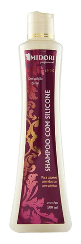 Shampoo Com Silicone Midori 500ml - Linha Profissional