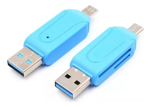 Lector Memoria Micro Sd A Usb 2.0 + Micro Usb Otg