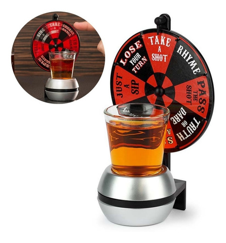 Spin Juego Ruleta Tragos Party Game Bebidas Ruleta Shots