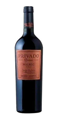 Vino Privado Malbec Bodega Jorge Rubio 750 Ml - Sufin