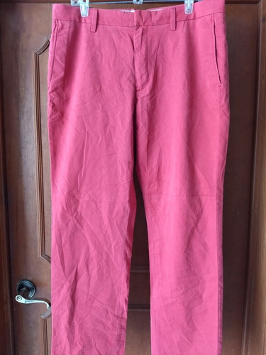 Banana Republic Pantalon Hombre 35x32 Vintag Straight Fit 