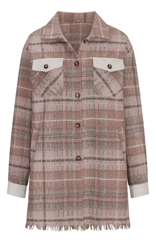 Chaqueta Casual Cómoda De Manga Larga A La Moda Para Mujer J