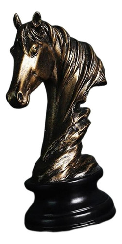 Estatua De Cabeza De Caballo, Artesanía De Resina De A