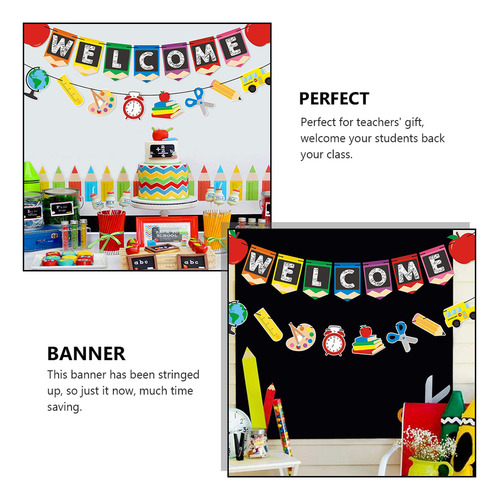 Banner De Papel De Boas-vindas, Diseño De Letras Para Decora
