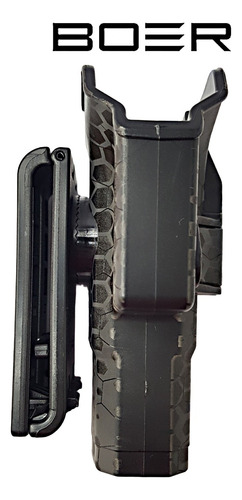 Funda Pistolera Táctica Polímero Boer Nivel2 Glock 19 Tx