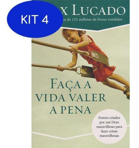 Kit 4 Livro Faça A Vida Valer À Pena