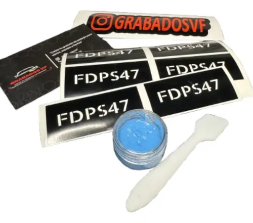 comprar Kit Para Grabar Patente Vehicular En Casa