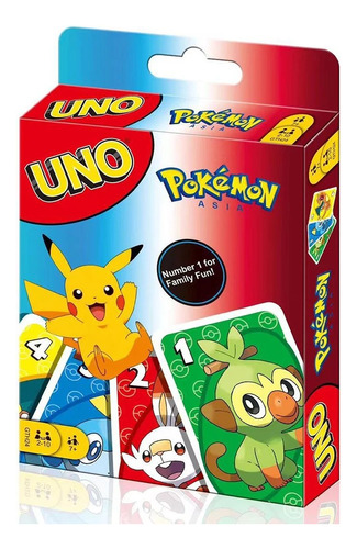 Uno Edición Especial Pokemon Juego De Mesa Uno