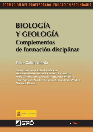 Biología Y Geología. Complementos De Formación Disciplina...