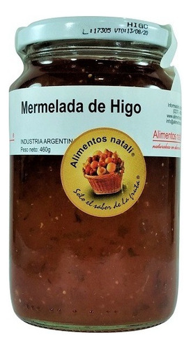 Mermelada De Higo Natali X 460 Gr