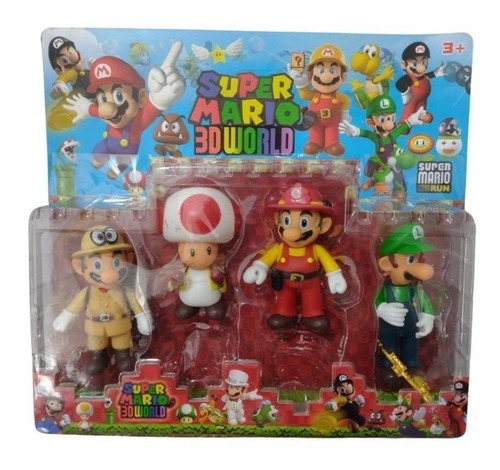 Muñecos Blister Coleccionable Figuras Personaje Super Mario