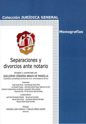 Libro Separaciones Y Divorcios Ante Notario