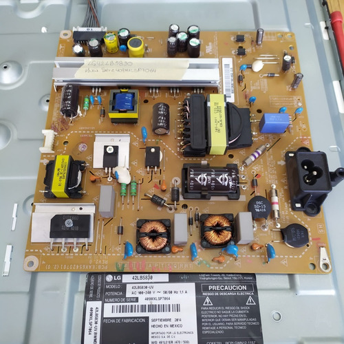 Fuente Para Tv Lg 42lb5830 (pieza Original) Pantalla 1 (Usado)