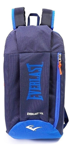 Mochila Everlast Para Running Bici 10 Lts Mod. 9889° Color Azul