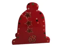Comprar Servilletero Campanas De Navidad En Mdf, Técnica Decoupage.