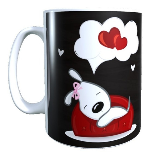 Taza Frase Dia Amor Regalo San Valentin Buenas Noches 320cc