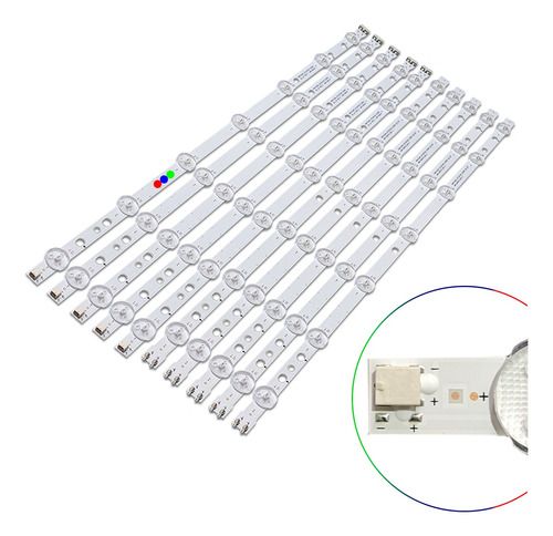 Kit Leds Samsung Un55h6203 Un55h6203af - Aluminio, Promo*