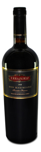 Vinho Chileno Don Maximiano Cabernet Sauvignon 2010 750ml