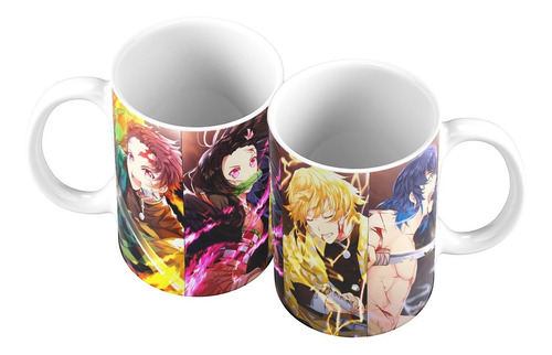 Taza Mug 11oz Anime Kimetsu No Yaiba Demon Slayer 