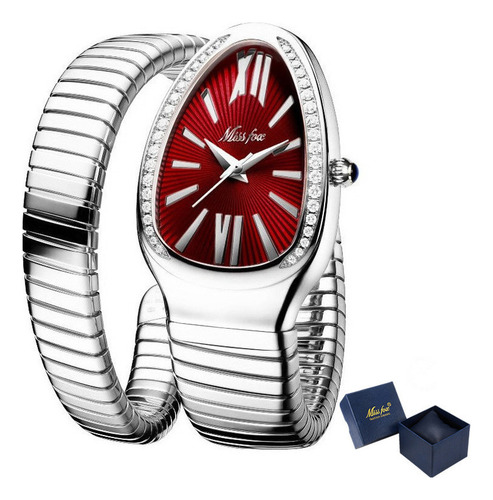 Relojes De Lujo Con Diamantes En Forma De Serpiente Missfox