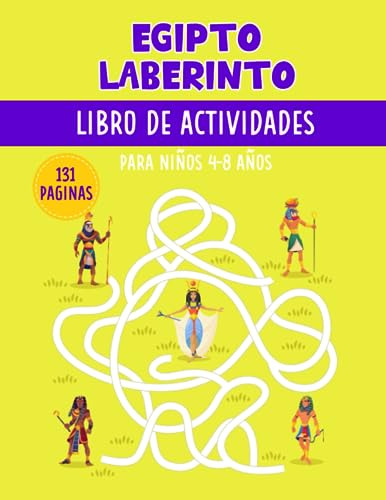 Egipto Laberinto Libro De Actividades Para Niños 4-8 Años 13