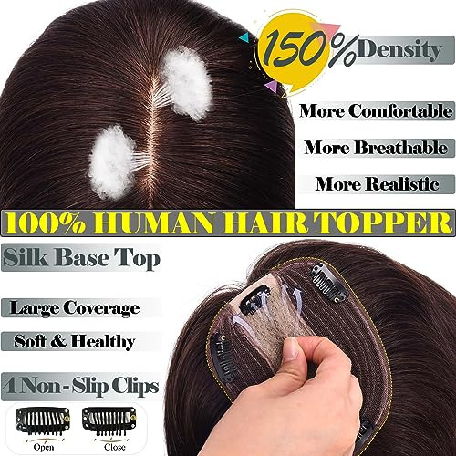 Extensiones De Cabello Humano Real Para Mujer, Sin Flequillo
