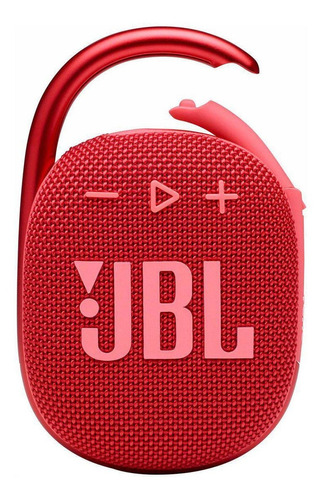 Caixa de Som Jbl Vermelho Clip 4