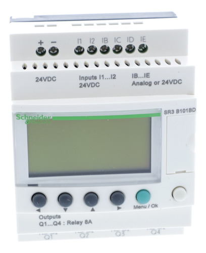 Sr3b101bd Plc Modular Smart Relay, Zelio Logic Sr2 Sr3, 10