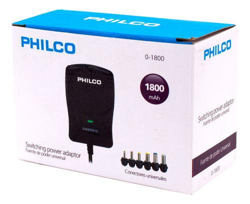 Fuente De Poder Universal Philco Eliminador De Pilas 1800mha