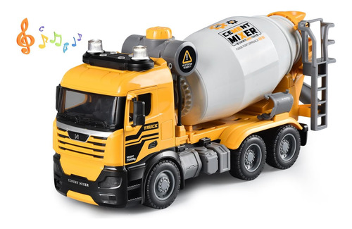 Wemoka Cement Mixer Toy Truck With Movable Parts, 11.5  C...