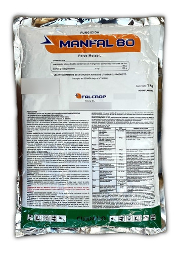 Fungicida Mancozeb 1kg 80% Wp Hidrosoluble Mata Hongos Pr-*