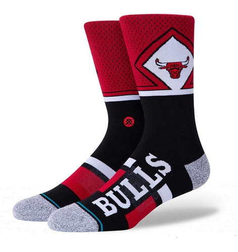 Imagem 1 de 3 de Meia Cano Longo Stance Modelo Chicago Bulls Nba