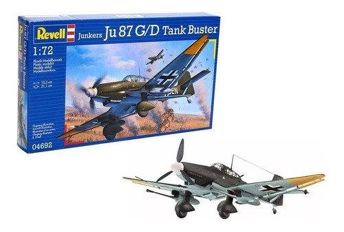 Cazatanques Junkers Ju-87 g/d, 1/72, Revell 04692