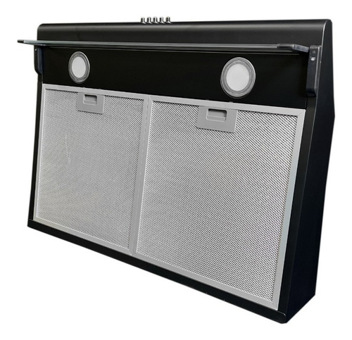 Imagen 3 de 4 de Campana De Cocina Tipo Slim 70 Cm Negra Gplus