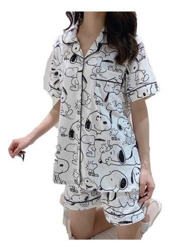 Pijama Japonés Lindo Dibujos Animados Verano Señoras