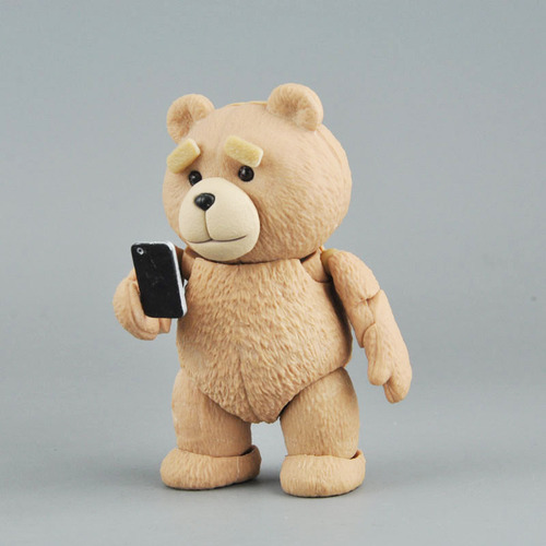 Figura Articulada Oso Ted 2 Película Reacciones Y Accesorios