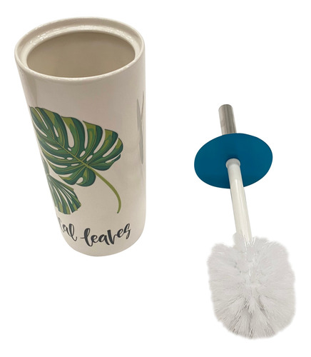Imagen 2 de 4 de Cepillo Para Wc, Mango De Metal, Con Base De Cerámica, Vario