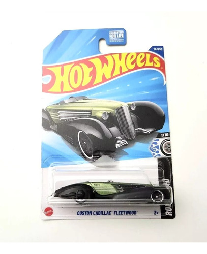 Auto Hot Wheels Custom Cadillac Fleetwood 2025 Rod Squad Verde