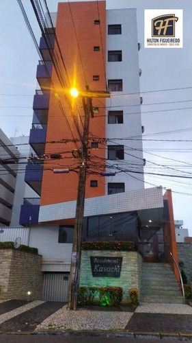 Imagem 1 de 15 de Apartamento Com 3 Dormitórios S/01 Suite, À Venda, 73 M² A Poucos Metros Do Mar! Por R$ 375.000 - Cabo Branco - João Pessoa/pb - Ap6548