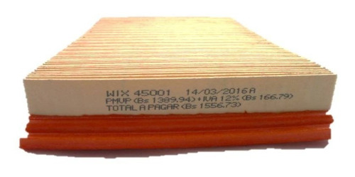 Filtro De Aire Fiesta Balita Mazda 626 Wix 45001 5682