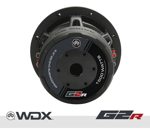 Subwoofer 6.5 PLG Dvc Wdx6.5g2r.4 Db Drive 1500w 4 Ohms