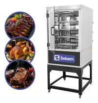 Comprar Máquina De Assar Forno Rotativo Frango Carne 70 Kg Sebem