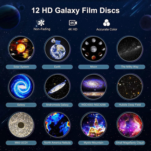 Proyector De Estrellas Cielo Estrellado Luz Nocturna 2023